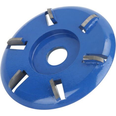 Disque à sculpter le bois 6 dents en acier Pour bois dur et tendre Outil de menuiserie pour meuleuse d'angle Lame d'arc