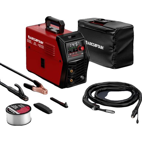 Machine à souder, capacités MIG et Lift TIG, sortie 145A, 1 ensemble (1/2)