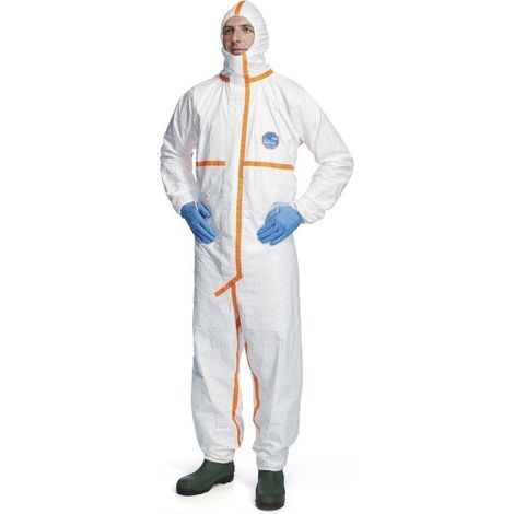 Combinaison jetable à cagoule 800 J - Blanc - Tyvek