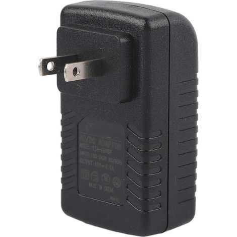 Alimentation POE 24W Injecteur DC 48V 0.5A Adaptateur Secteur Plug (1/5)