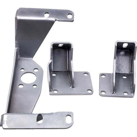 Kit di conversione supporti motore, in acciaio di alta qualità, montaggio anteriore sinistro e destro, compatibile con Nissan 240SX S13/S14, 3 supporti inclusi, per swap 1JZ/2JZ (1/5)