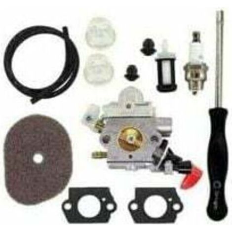 Carburador con filtro de aire para Stihl FS40 FS50 FS56 FS70 FS70C FC70 FC56 FS56C HT56 HT56C KN56 KM56 KM56C Piezas de recortadora 4144 120 0608 41441200608 C1M-s267A (1/5)