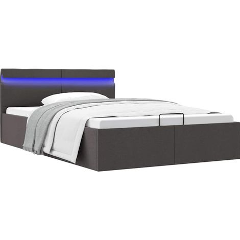 Cadre de lit à rangement hydraulique sans matelas 120x200 cm (1/5)