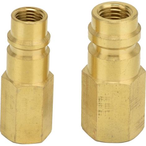 2 adaptateurs climatisation R134A, coupleur convertisseur haute pression 1/4 SAE, connecteur pour climatiseur