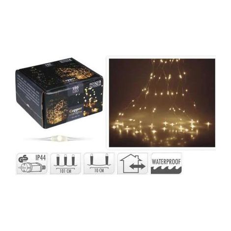CASCADA 100 LED ADAPTADOR CALID