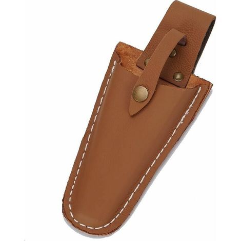 ZVD-Étui en cuir pour ciseaux de jardinage, sécateur de jardin, ciseaux ou couteau de jardin, étui de ceinture avec seau (1/4)