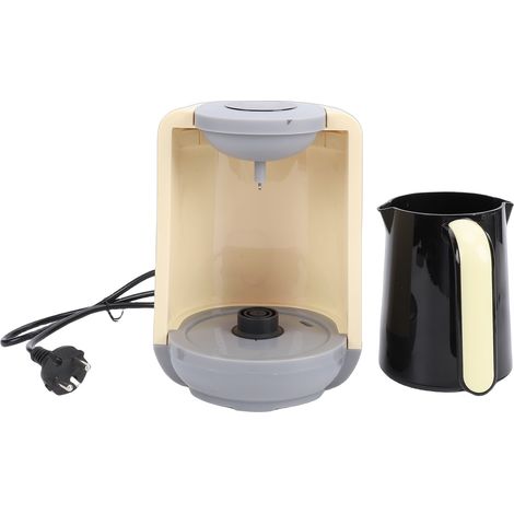 Machine café turc 400W pot électrique avec tasse – Multifonction maison bureau voyage jaune, cuisine (1/5)