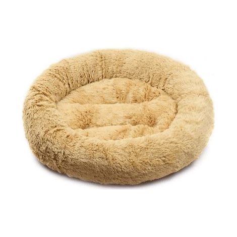 50cm Round Tan Pet Bed (1/4)
