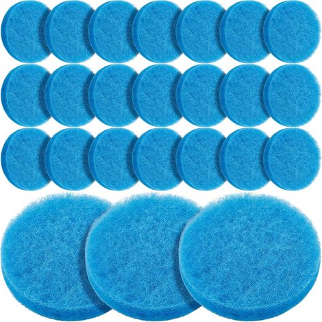 Tampons de Filtration Fine Lot de 24 pour Fluval FX4 FX5 FX6 Coussinets Bleus 7x7 Pouces Haute Densité Polissage Eau (1/5)