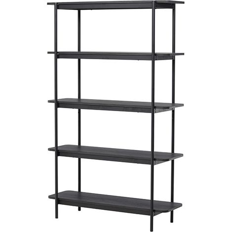 Heim Regal 190 cm 5 Regale schwarz.
