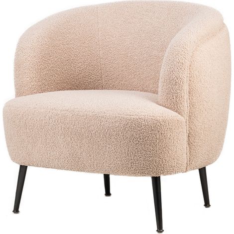 Nordlys - Fauteuil de Salon Scandinave Design Pieds Metal (1/5)