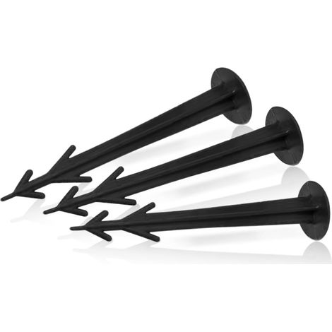 100 Pièces Piquets D'ancrage Au Sol, Piquets de Sol en Plastique Avec Barbes, Piquets de Jardin en Plastique, Piquets de Fixation de Jardin (1/5)