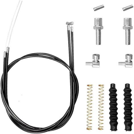 Pair Lot de 14 câbles de frein pour déambulateur - Pièces de rechange - Câble de frein - Pièces de câble de frein pour déambulateur - Pièces avec câble de frein de 45 pouces - Kit de câbles de frein (1/5)