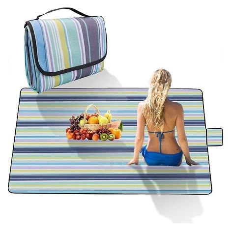 couverture De Pique-niques15080cm, Tapis De Pique-nique En Tissu Oxford 600d Et Couche Pvc, Nappe Picnic Pour Les Voyages, Pique-nique, Camping(b (1/5)