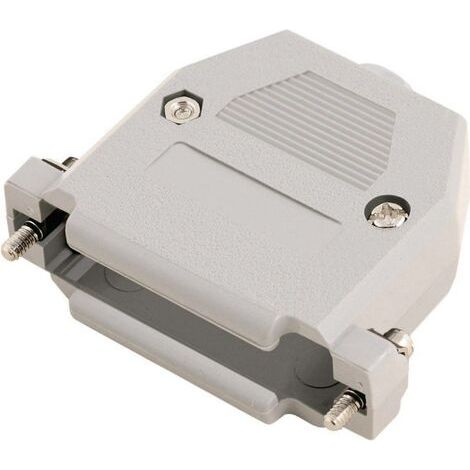 Capot SUB-D 25 pôles MH Connectors 2360-0102-13 matière plastique 180 ° gris 1 pc(s) D16460 (1/4)
