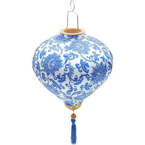 Lanterne Chinoise en Soie pour Décoration de Fête Extérieure, Solide et Facile à Suspendre, pour Mariage et Festival Printanier (1/5)