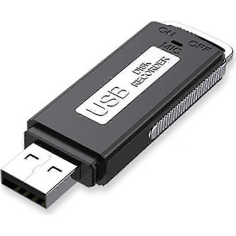 Clé USB 8 Go avec enregistreur vocal numérique rechargeable pour PC, idéal pour les réunions et les entretiens - A1 (1/5)