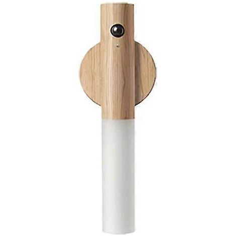 Confezione da 8 luci notturne intelligenti con sensore di movimento, wireless, magnetiche, ricaricabili tramite USB, a LED, compatibili con corridoio, camera da letto, bagno e cucina. (1/5)
