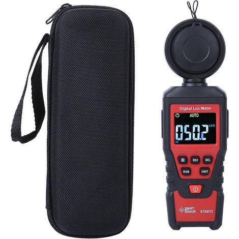 ST6813 Photomètre numérique portable à écran LCD, illuminantomètre 1-100000
