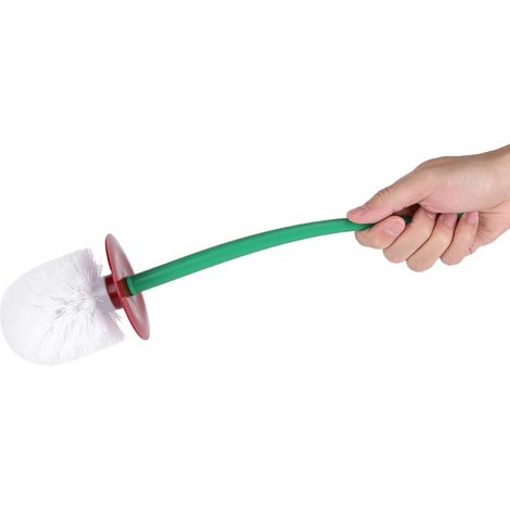 Kirschfarbener, formschöner Halter für Toilettenbürsten, stehend, für Badezimmer (1/5)