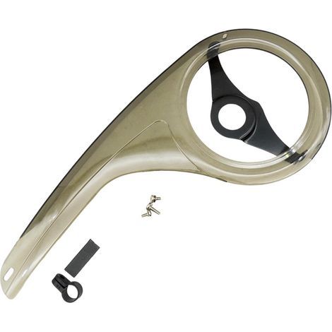 Fahrradkettenschutz, tragbarer Kettenblattschutz für 40–48 Zähne an Falträdern und Tourenrädern, robuster Kunststoffkettenschutz, Fahrradzubehör, einfache Montage (1/5)