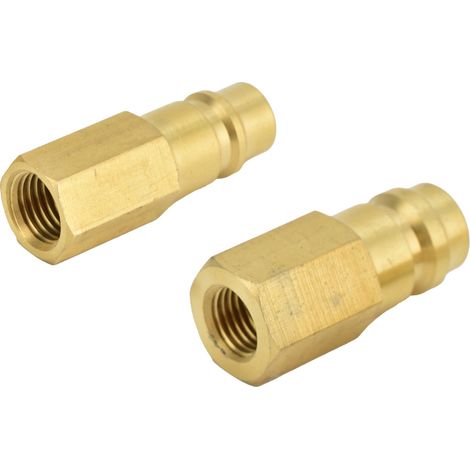 Adaptateur de climatisation R134A (2 pièces) - Coupleur convertisseur haute pression 1/4 SAE (1/5)