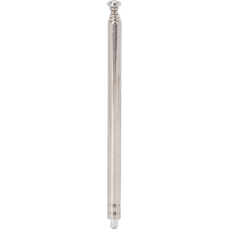 Teleskopantenne M3 mit 5-teiligem Gewinde, geeignet für Fernseher, Radio, Spielzeug, Elektrogeräte, Fernbedienungen, Lampen und VCD-Player. (1/5)