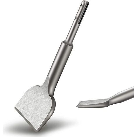 Burin SDS PLUS Carrelage, 165mm x 75mm Versailles Série d'élargissement de Haute Qualité, Ciseau à Tuiles Courbé Ciselé pour la Céramique et Les Carreaux de Sol (1/5)