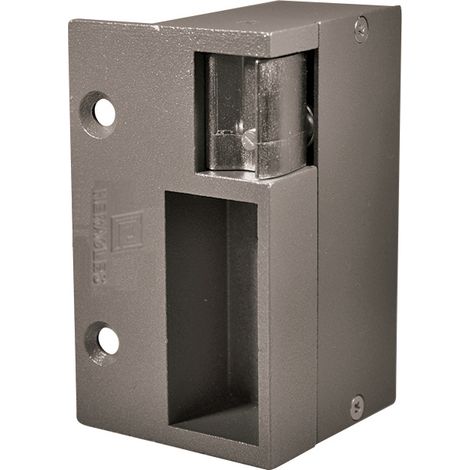 Gâche 2 temps en applique droite 90mm 12 24V AC DC + varistance HERACLES 1035D