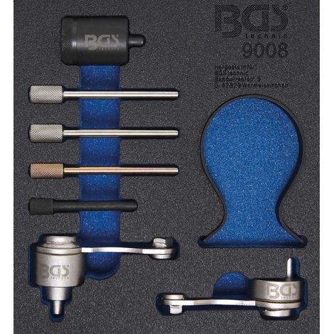 BGS Werkstattwageneinlage 1/6: Motor-Einstellwerkzeug-Satz für Jaguar / Land Rover 2.7 / 3.0 TD V6 - 9008