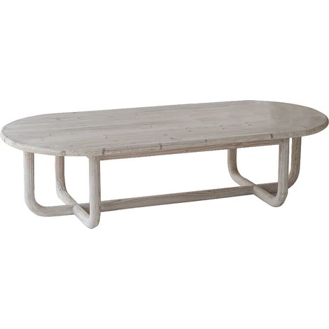 Table basse en pin recyclé (1/5)