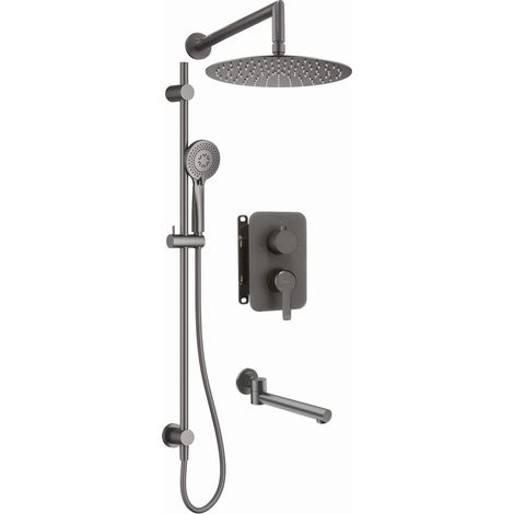 Deante Arnika ensemble de douche chrome minimaliste