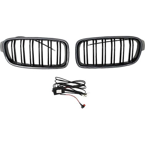 Calandre lumineuse avant en forme de haricot pour BMW Série 3 F30 F31 320li 325i 328i 335i (2013-2019) avec éclairage LED (1/5)