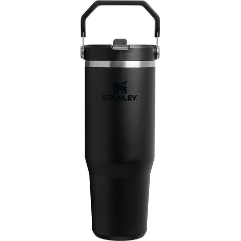 Stanley 1913 Flip Straw Tumbler Gourde Avec Paille 1,2L - Black 2.0 Froid Pendant 12 Heures - Gourde Isotherme - Sans BPA - Thermos Facile à Transporter - Va au Lave-Vaisselle