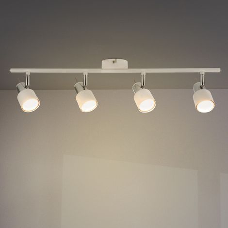 IluminaShop - Lampara de Techo Serie White 4 Focos GU10 (1/3)