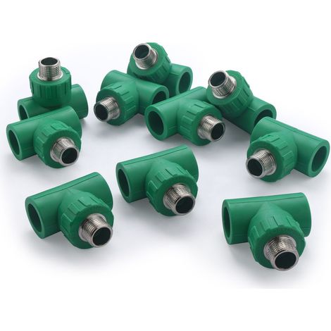 TE PPR macho QUICK PLOMBERIE 1/2 - Ø25 (x10)