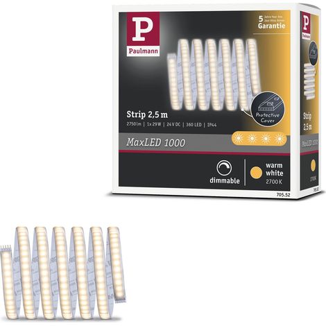 Espansione per strisce a LED Paulmann 70552 con spina 24 V 2.50 m bianco caldo 2.5 m. (1/5)