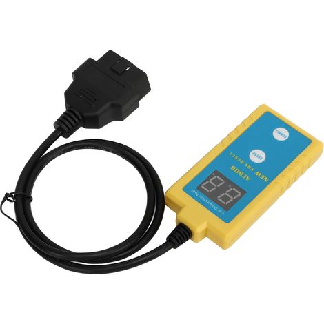 Scanner de réinitialisation SRS avec câble 20 broches, écran LCD précis, outil de diagnostic et de réparation compatible avec les BMW E34 et E38 fabriquées entre 1994 et 2003. (1/5)