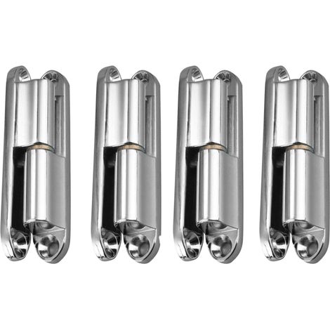 Charnière de Porte,Charniere Porte Lourde,4 Pièces Charniere Porte, Lourde Paumelle pour Porte,d'Armoire en Alliage de Zinc Charnière à Visser de Porte ,avec 8 Vis Paumelle à Visser (14x80 mm) (1/5)