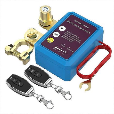 Coupe-batterie télécommandé 12V 240A (anti-vol/isolation) pour bateau, camping-car et quad (ATV) (1/5)
