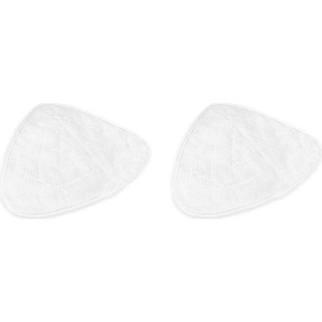 Recharges de chiffons en microfibre AURA (lot de 2) pour balai vapeur, compatibles avec les balais à vaporisateur. (1/5)