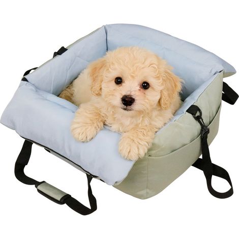 Bingopaw - Asiento de Coche para Perros Cesta Transporte - Verde (1/5)