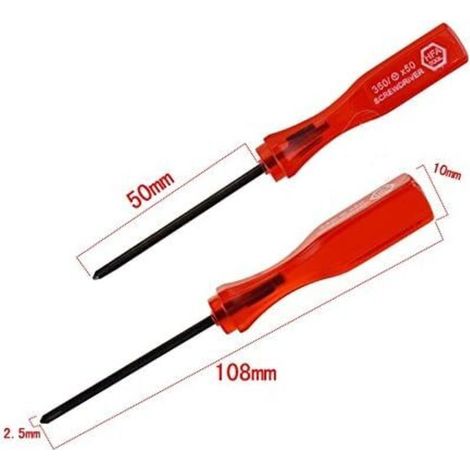 Triwing Triangle Tournevis pour Nintendo Wii GBA DS Lite NDSL NDS SP réparation 40 pcs (1/2)
