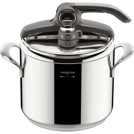 Lagostina Diva pentola a pressione acciaio inox 7lt 22cm