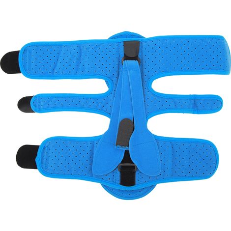Ortesi per caviglia e tallone regolabile, comoda e universale per piede cadente (blu) (1/5)