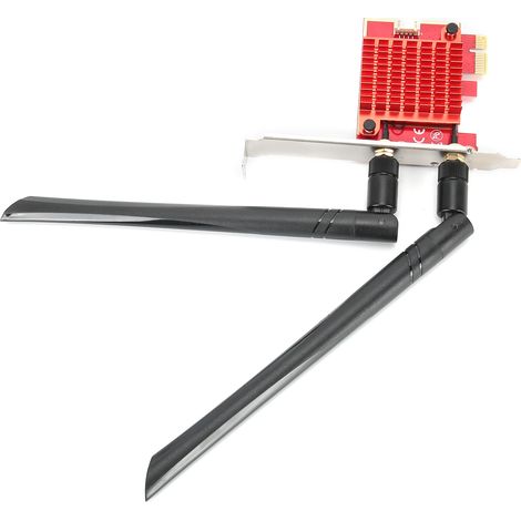 Carte WiFi PCIe double bande avec connecteur M.2 NGFF pour ordinateur de bureau, matériel réseau (1/5)