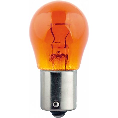 Lampadine alogene PY21W BAU15s 24V 21W ambra 10 pz. (E8) amio-02573