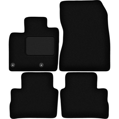 Tapis en velours noir pour Nissan Qashqai III SUV (2021-) (1/5)
