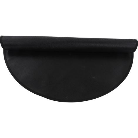 Runde Grillmatte, schwarz, feuerfest, hitzebeständig, waschbar und wiederverwendbar, 60 cm Durchmesser (24 Zoll). (1/5)
