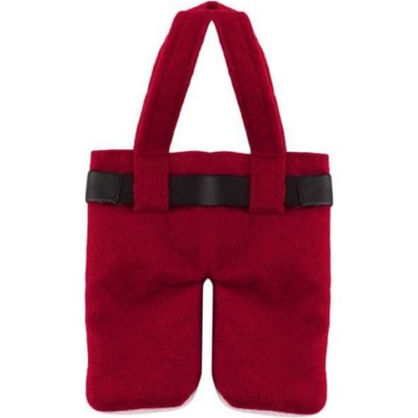 Détenteur D'ustensiles - Père Noël - Pour Table De Fête - Rouge - Enfant - Lot De 2 Pièces (1/4)